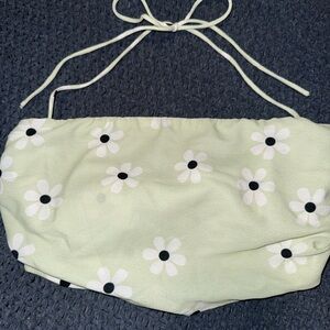 Princess Polly Mint Floral Halter Top